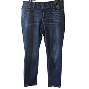 Lucky Brand Lolita Skinny Jeans 12/31 Blue Mid Rise Minimalist Denim Classic Fit